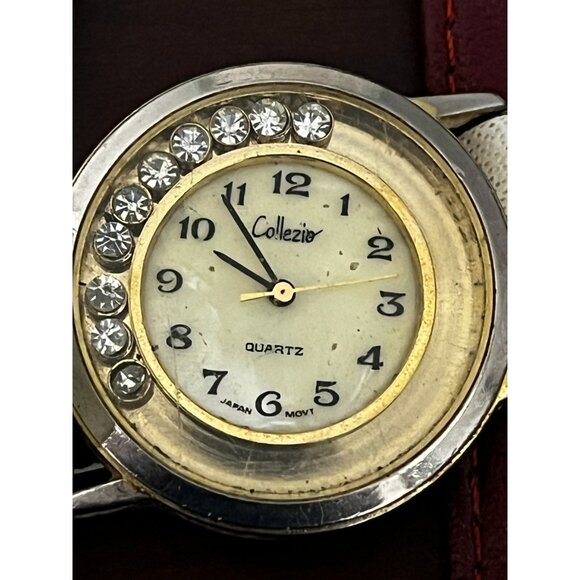 Lot 8 Quartz Watches & box of bands 4 parts repair inc Wittnauer S